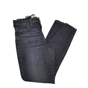 Levi's Signature Gold Label Womens Jeans W31 Straight Fit Waterless Whiskers blu